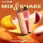 鎧斯KIS5 6500口磁吸式 一次性電子菸 12種口味自由混搭 可充電設計