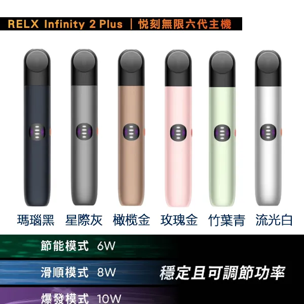 【6色現貨】Relx悅刻主機六代 RELX Infinity 2 大小煙量調節 【6色現貨】Relx悅刻主機六代 RELX Infinity 2 大小煙量調節