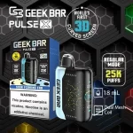 【8種口味】美國Geek Bar Pulse一次性 25000口超長續航 18ML大容量 雙模式 3D曲面螢幕