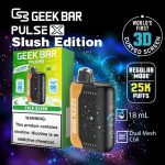 【8種口味】美國Geek Bar Pulse一次性 25000口超長續航 18ML大容量 雙模式 3D曲面螢幕