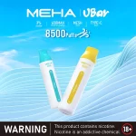 【16種口味】MEHA VBar小白條8500 Puffs拋棄式電子煙|650mAh大容量|100% 還原口感 台灣現貨