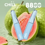 【芭樂口味】CHILL 拋棄式電子菸 8800口_8mL大容量煙油  一次性免充電 台灣現貨