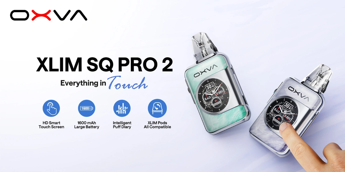OXVA XLIM SQ PRO2小蠻牛小煙主機套裝_1600mAh大電量 30W最高輸出功率 相容XLIM全系列電子煙空倉 1.09吋高畫質觸控螢幕 _現貨供應