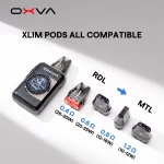 OXVA XLIM SQ PRO2 30W小蠻牛電子菸主機套裝_空煙彈 0.4Ω _ 0.6Ω _ 0.8Ω _ 1.2Ω