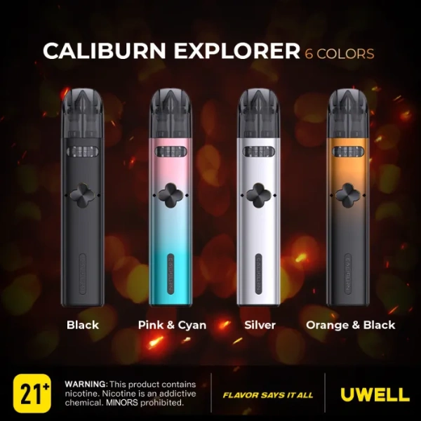 Uwell Caliburn Explorer Pod 探索者 首創雙味油倉 32W強勁輸出 1000mAh持久續航 小煙主機正品現貨 Uwell Caliburn Explorer Pod 探索者 首創雙味油倉 32W強勁輸出 1000mAh持久續航 小煙主機正品現貨