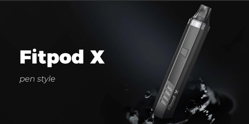 Fitpod X Slyeek 3斯萊克三代黑色電子煙套裝_可調瓦數小煙主機 20W 850mAh 注油煙彈系統