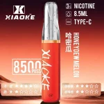 【哈蜜瓜】XIAOKE梟客拋棄式電子煙8500口-口紅款