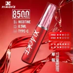 【草莓】XIAOKE梟客拋棄式電子煙8500口-口紅款
