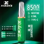 青提-XIAOKE梟客拋棄式電子煙8500口-口紅款
